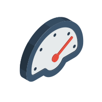Icon of a gauge