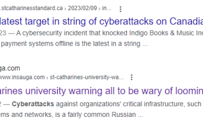 Protecting Against Cyber Threats: Brock University Warns of Potential Cyberattacks Amidst Russian Invasion of Ukraine | IT and CyberSecurity Services in St Catharines